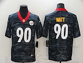 Nike Steelers 90 T.J. Watt Black Camo Limited Jersey Dzhi,baseball caps,new era cap wholesale,wholesale hats